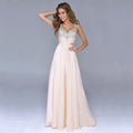 Women's Sequin Chiffon Evening Dress