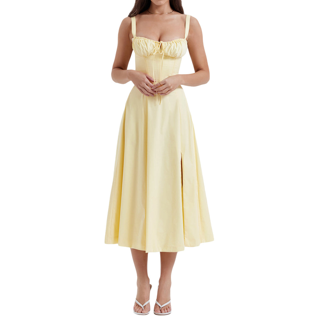 Strap Waist Sling Dress