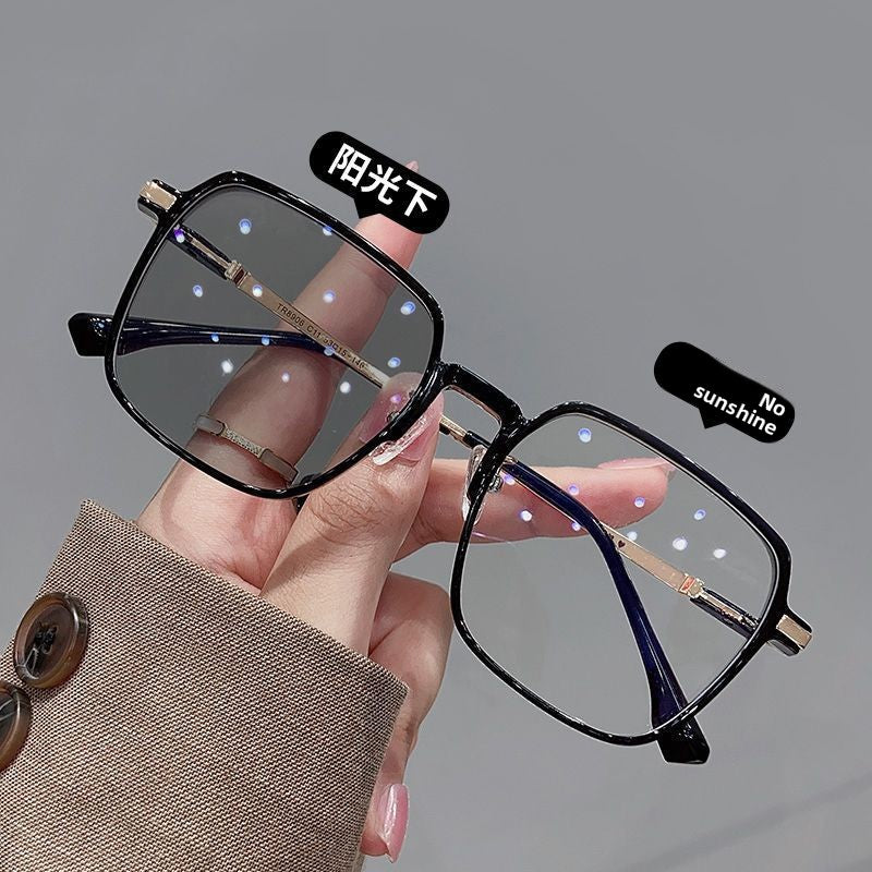 Photosensitive Color Changing Blue Light Glasses