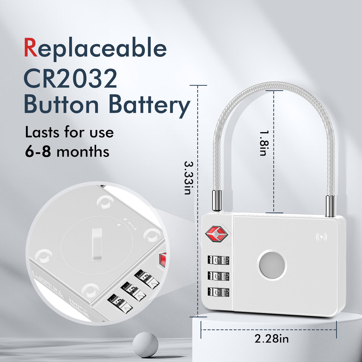 MFi Certified Smart Luggage Lock