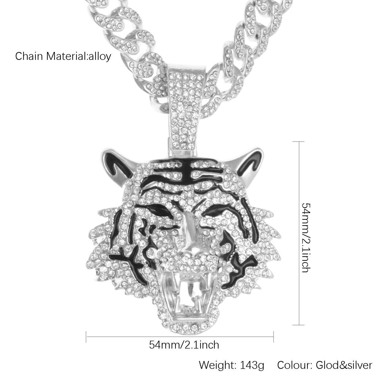 Cuban chain necklace pendant
