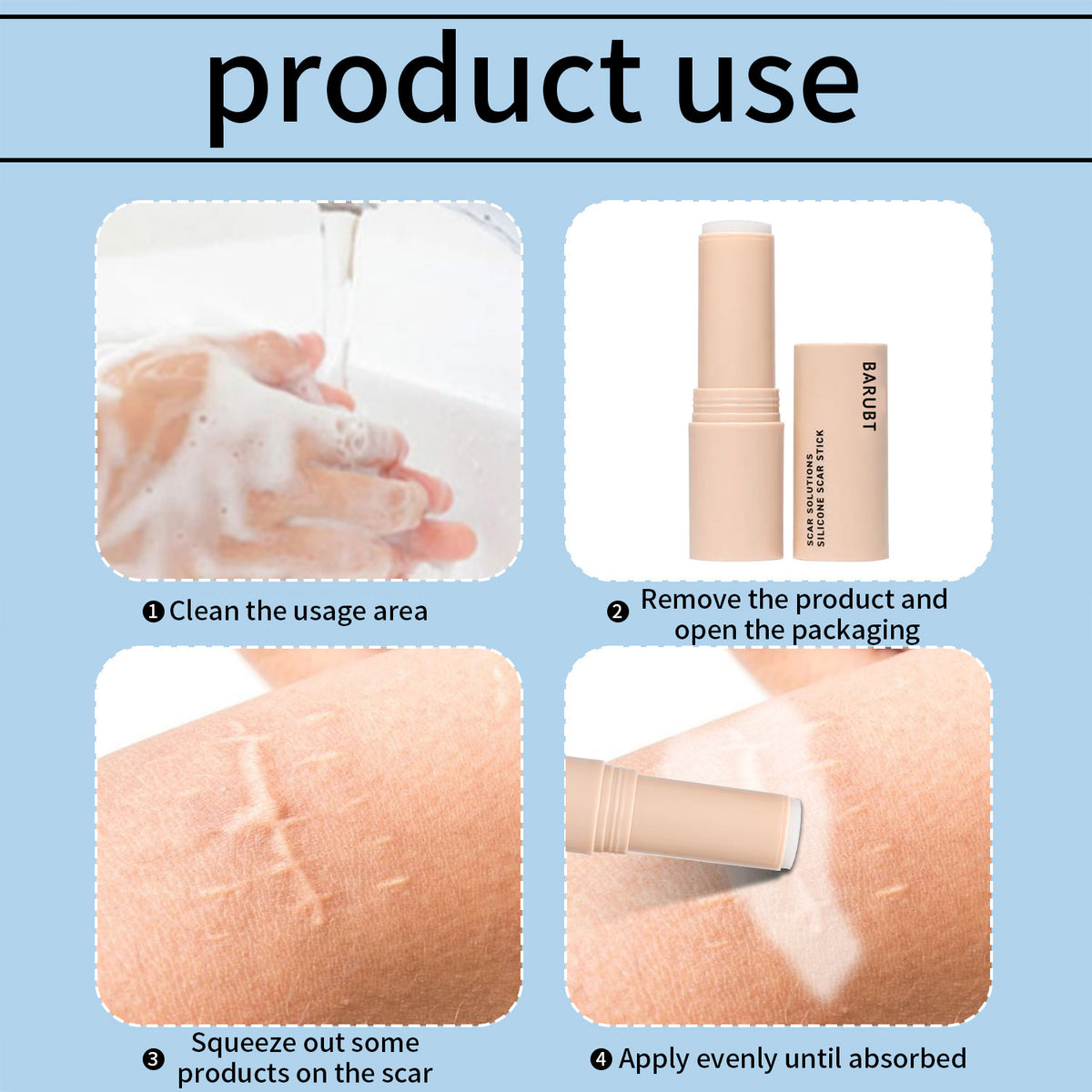 Scar-Removal Balm and Moisturizing Repair Balm