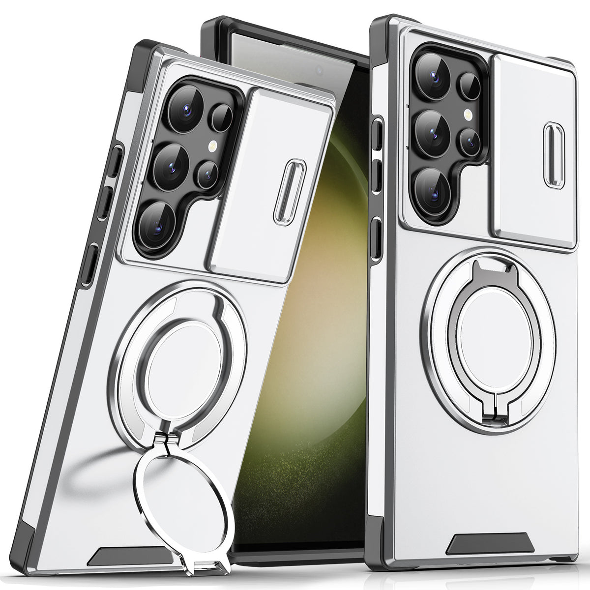 Magnetic suction phone case