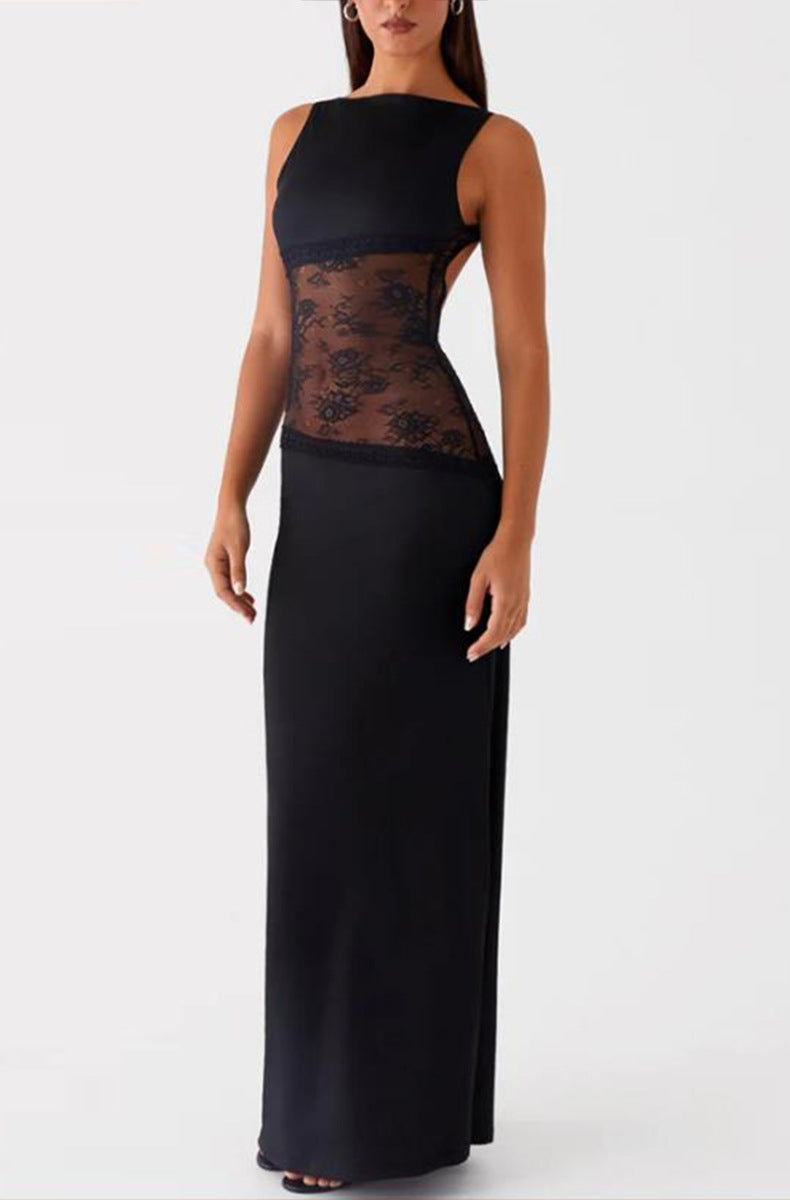 Backless long dress