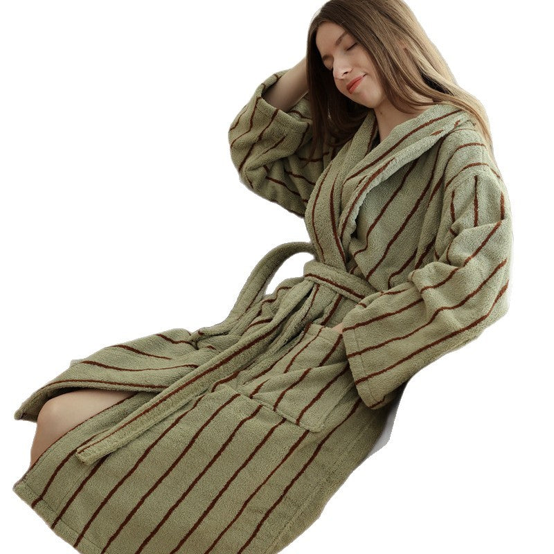 Adult couple bathrobes
