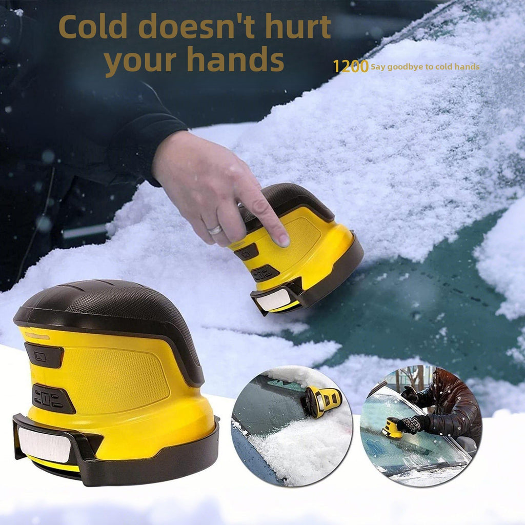 USB-powered charging electric vehicle snow and ice removal tool
