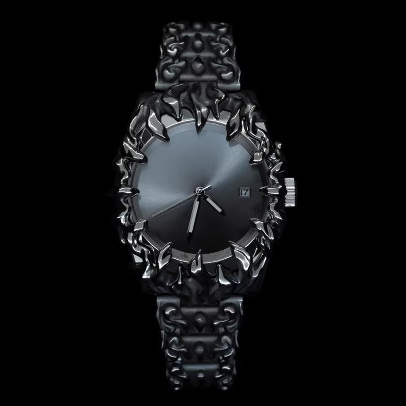 Retro Claw Design Metal Quartz Watch