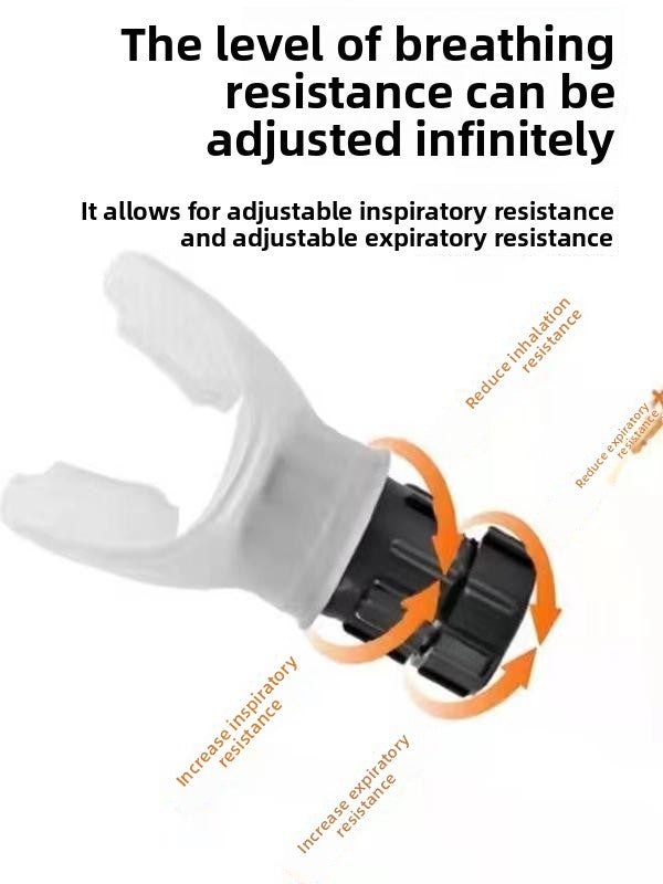 Rehabilitation chronic obstructive respiratory resistance device