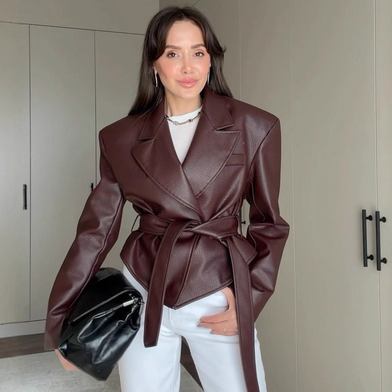 Quality leather coat