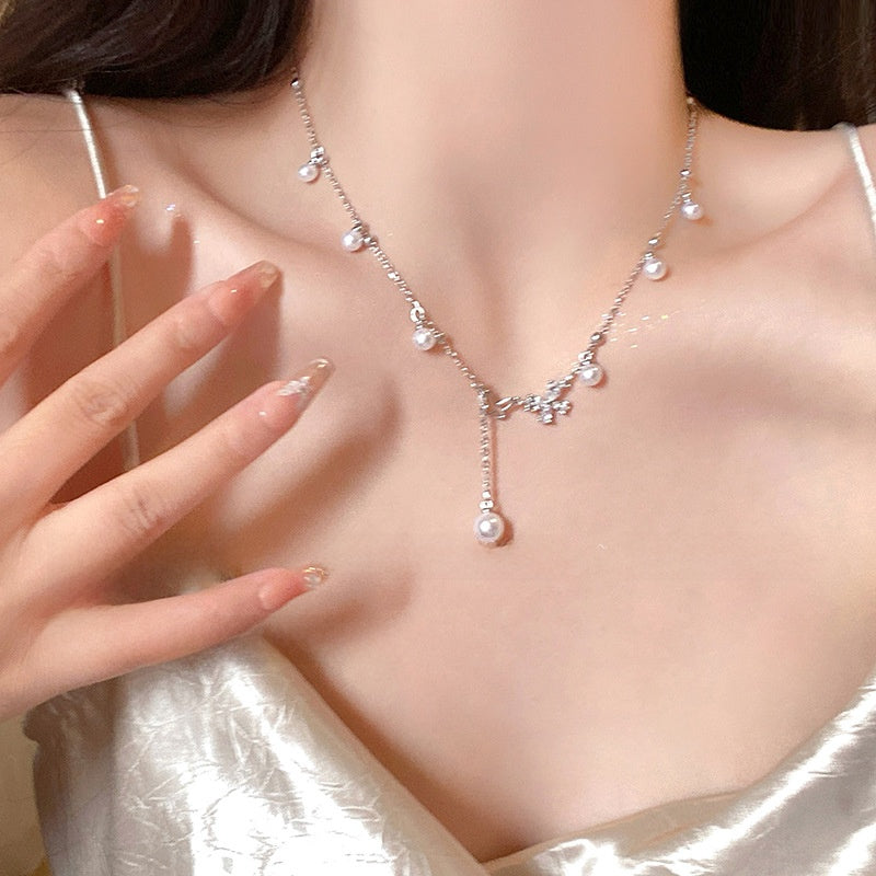 Fashion Pearl Necklace with Various Pendants
