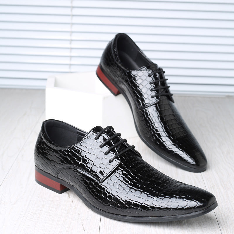 Mens Pointed Toe Leather Shoes