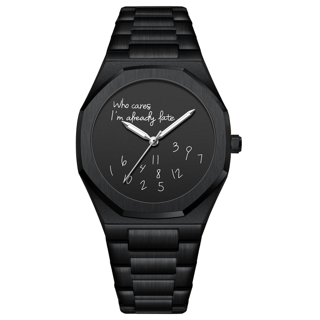 Fashion Digital Luminous Men Watch Octagonal Steel Band