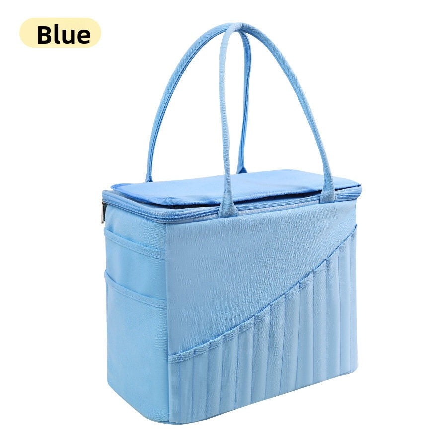 Portable Canvas Yarn Storage Organizer Bag