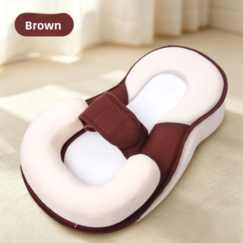 Sloping pad baby recliner to prevent spitting up milk