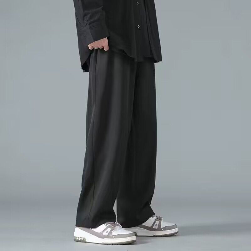 Ice Silk Straight-Leg Pants for Men