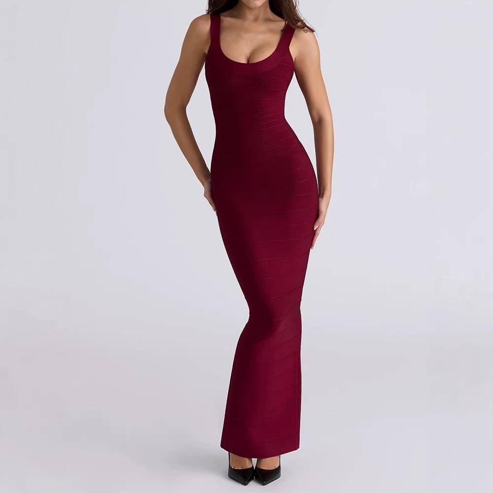 Retro Backless A-line Dress