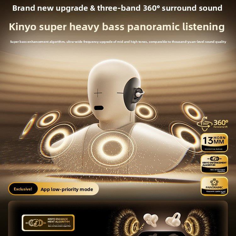Wireless Open-Ear Sports Earphones with Air Conduction