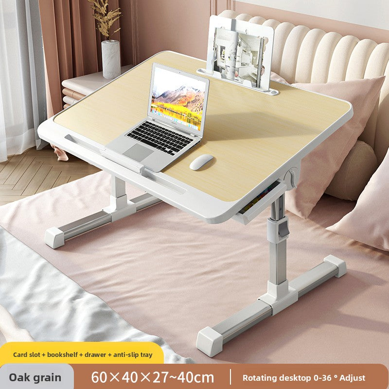 Adjustable Foldable Laptop Bed Desk with USB Port