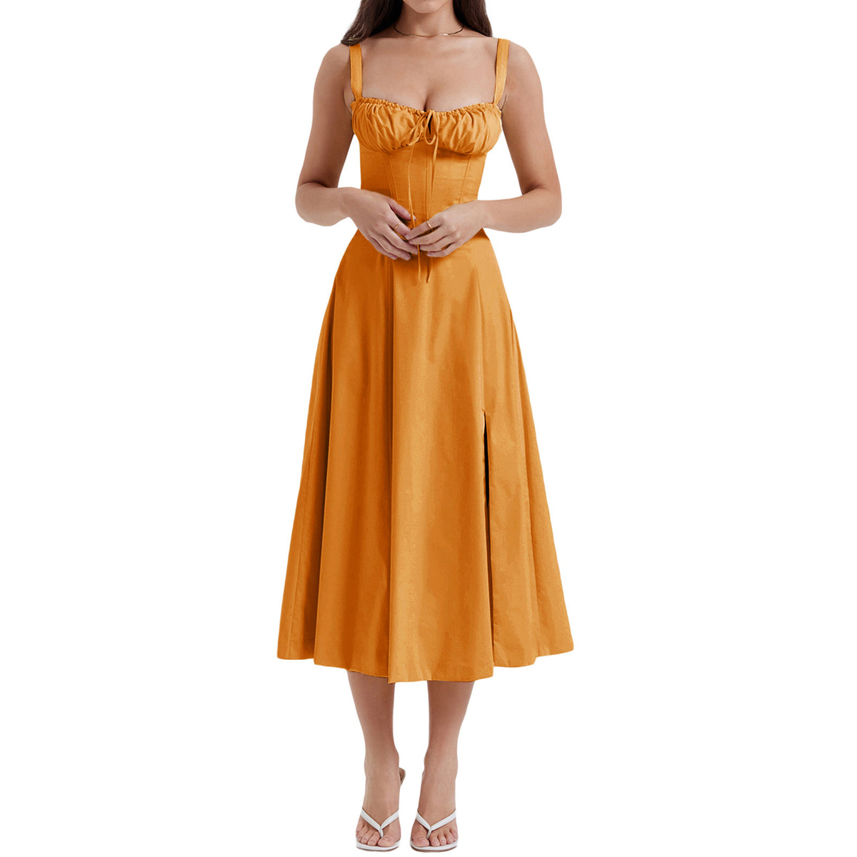 Strap Waist Sling Dress