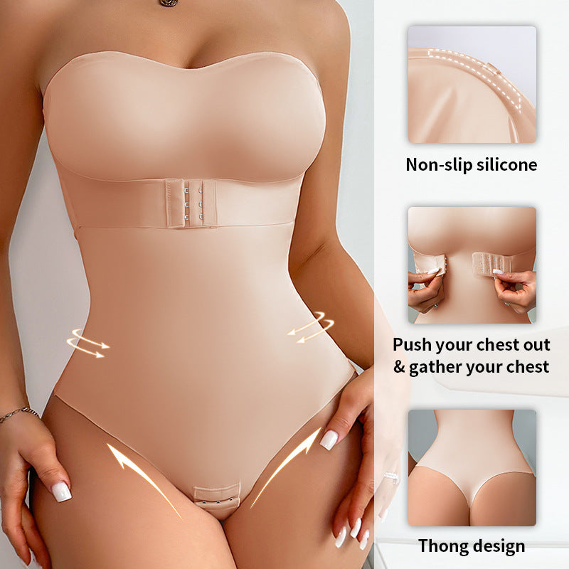 Elastic Adjustable Women Bodysuit