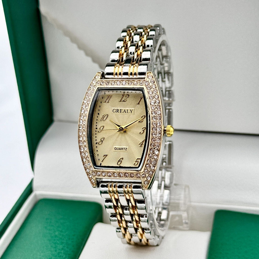 Fashion Quartz Watch Digital Analog Combo