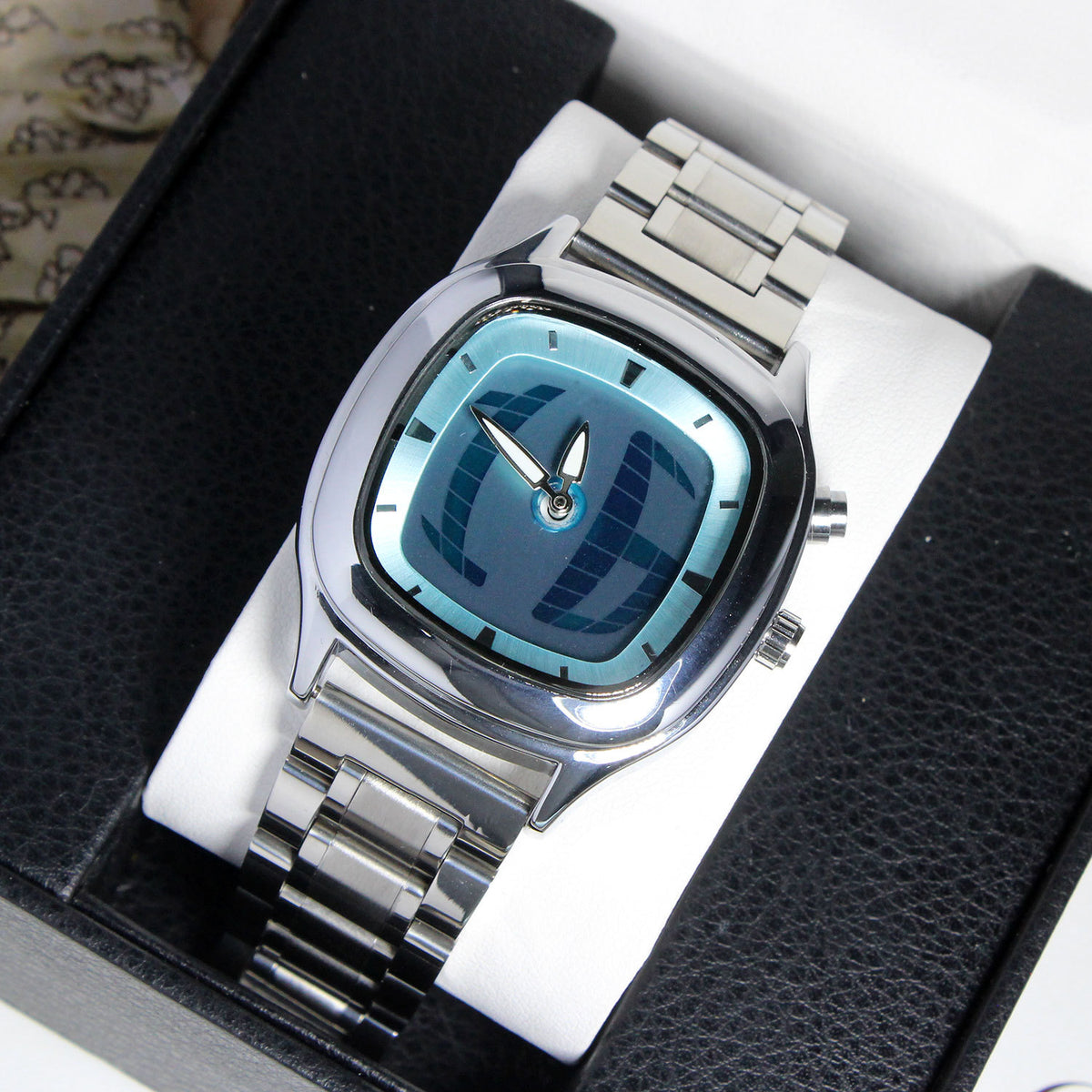 Fashionable Mens Vintage Dual Display Quartz Watch