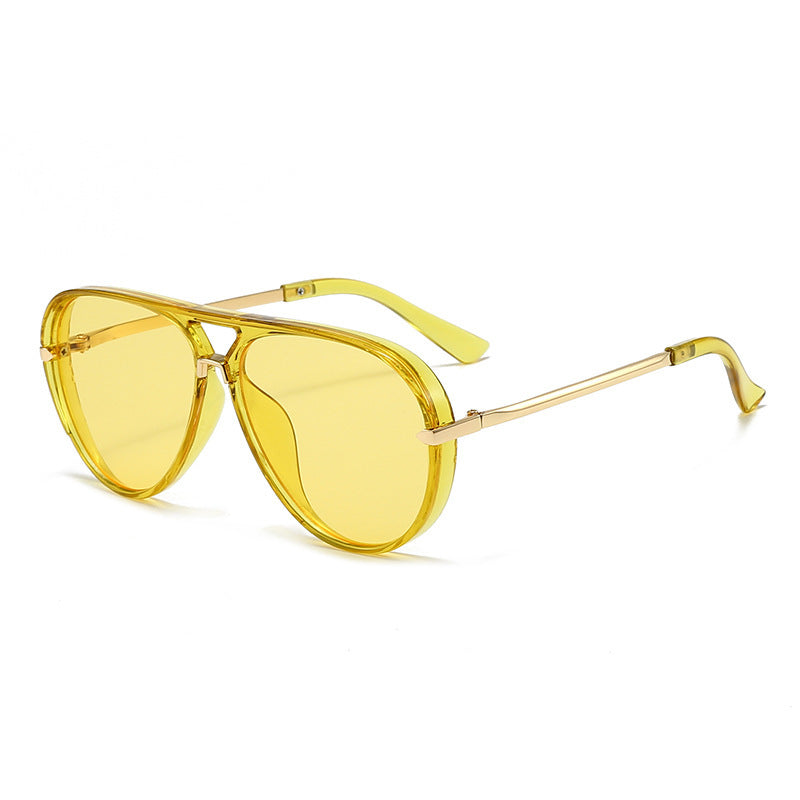 Retro Round Frame UV400 Sunglasses