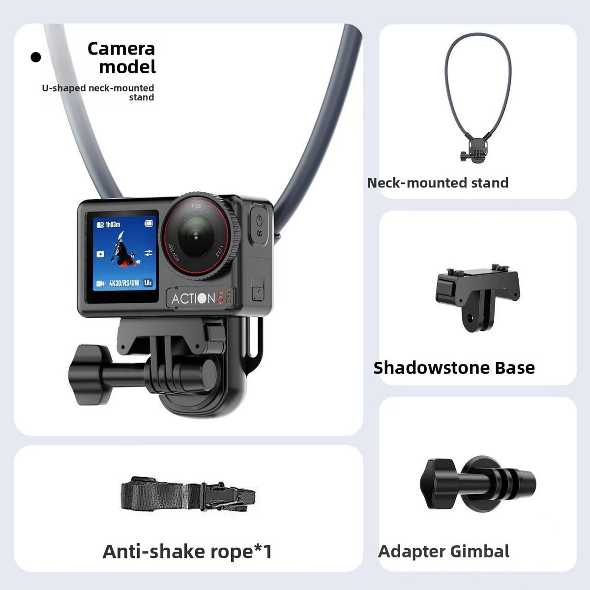 Magnetic Neck Mount for Phone Camera Shooting