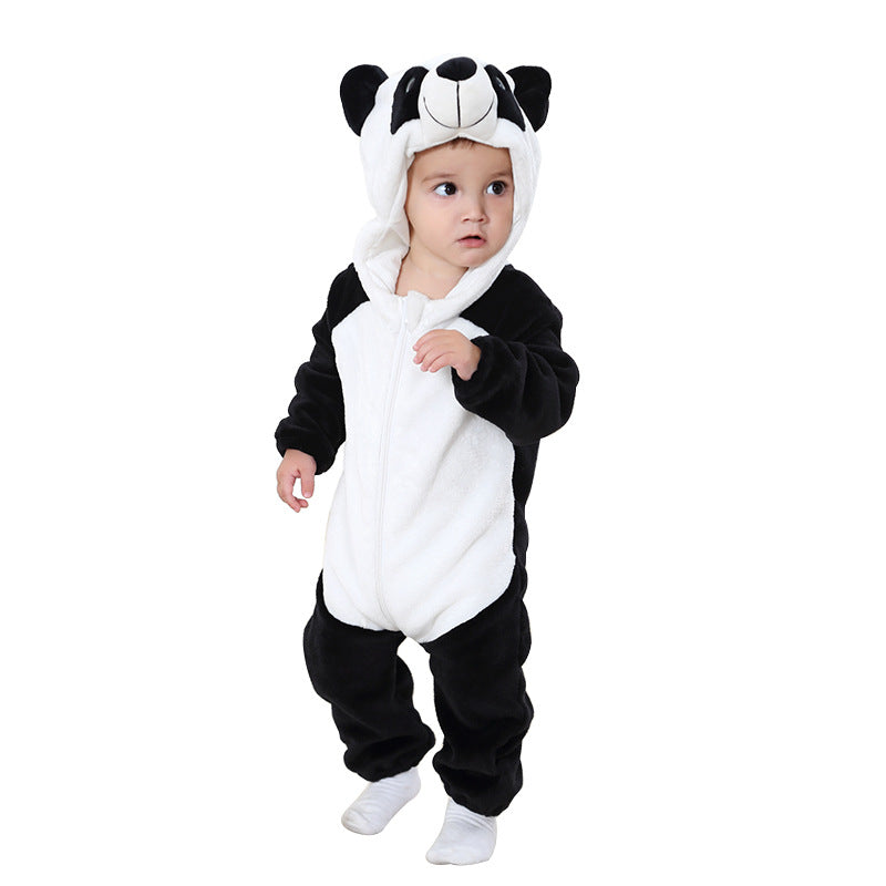 Animal Print Baby Romper Jumpsuit
