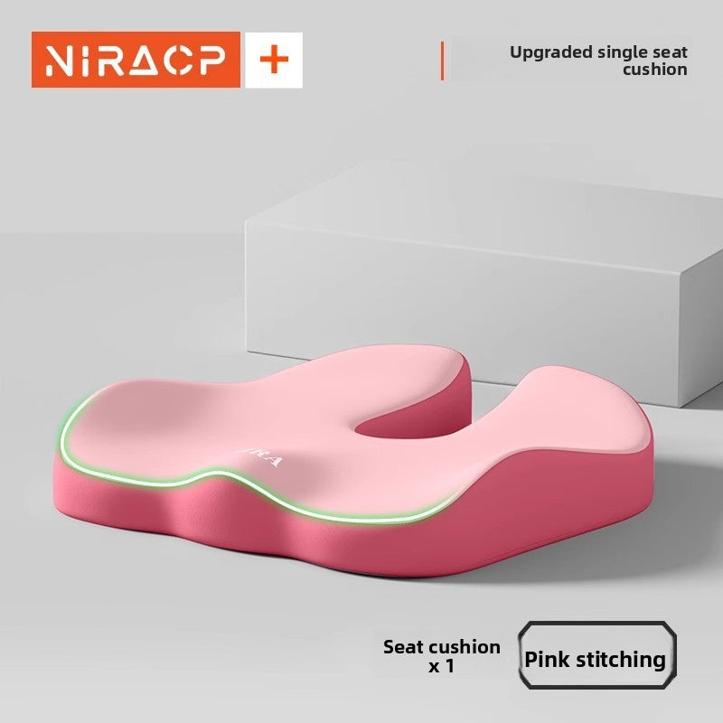 Ergonomic Memory Foam Seat and Lumbar Cushion Set