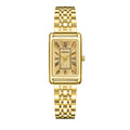 Women Square Stainless Steel Quartz Watch