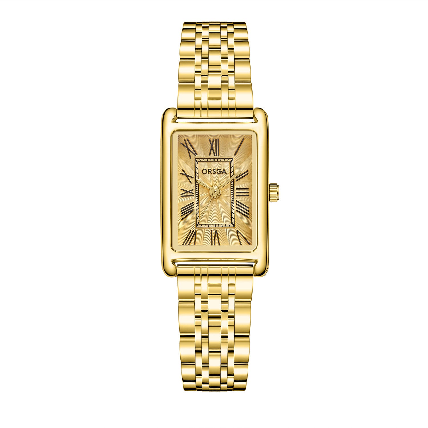 Women Square Stainless Steel Quartz Watch