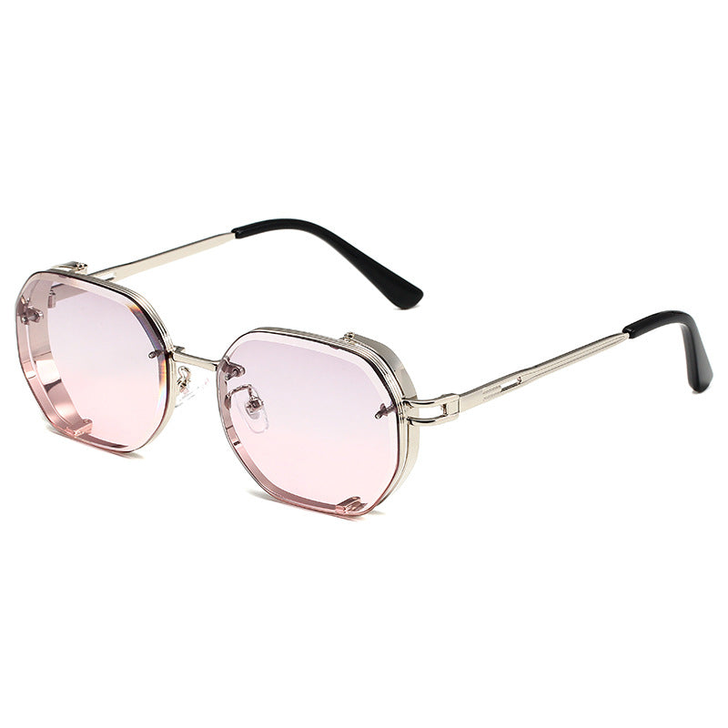 Metal Frame Square Sunglasses