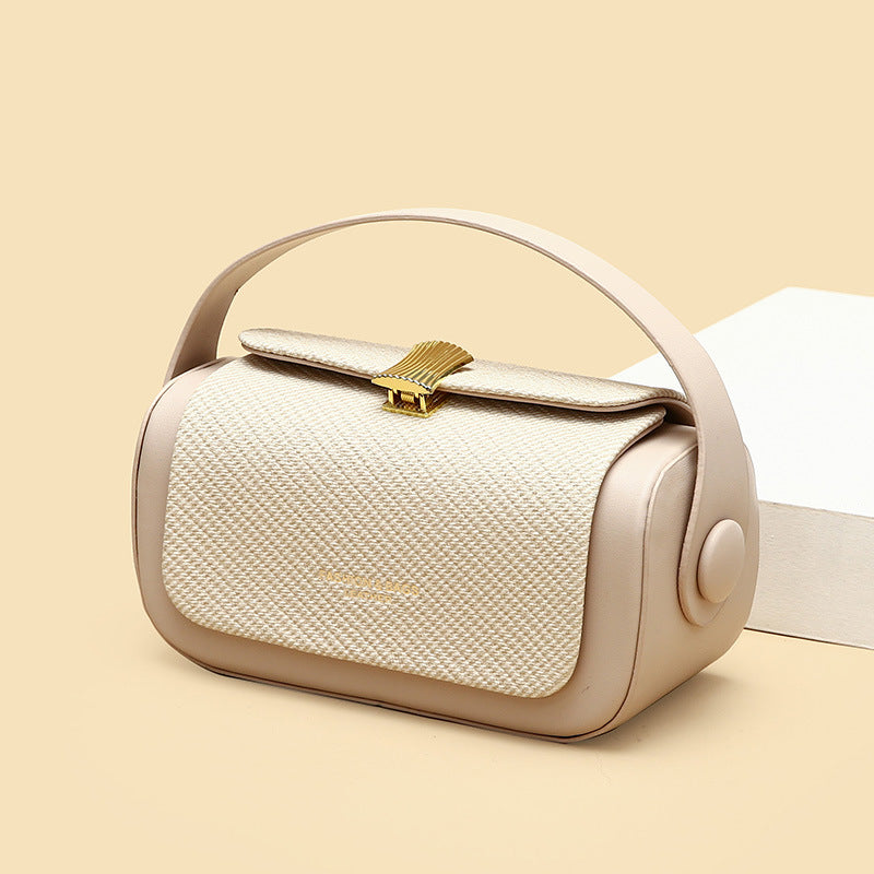 Fashion PU Leather Small Square Shoulder Bag