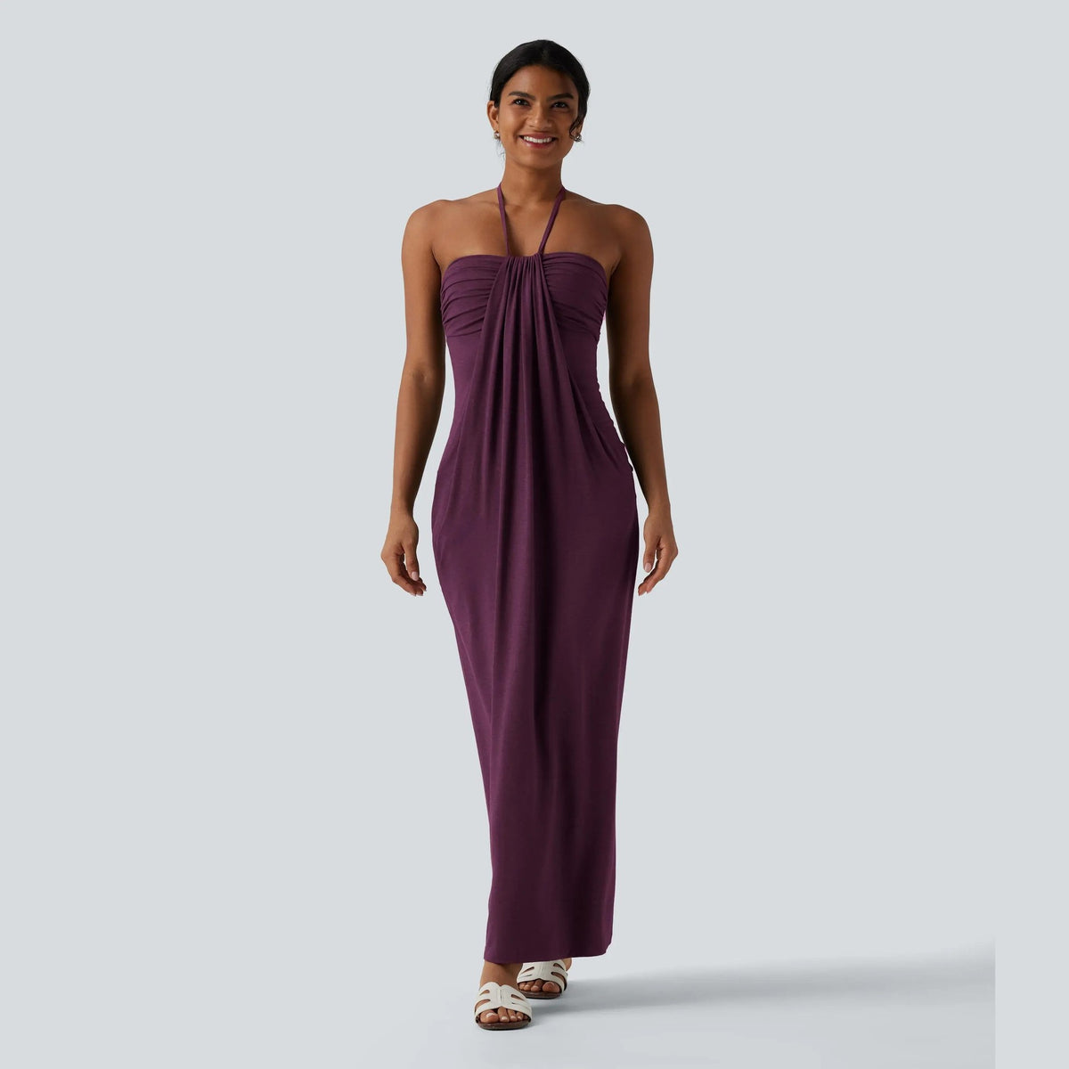 Halter Neck Backless Summer Dress