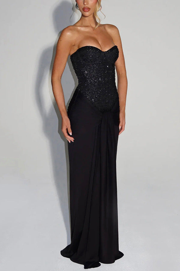 Strapless dress for women