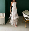 Elegant Halter Neck Long Dress