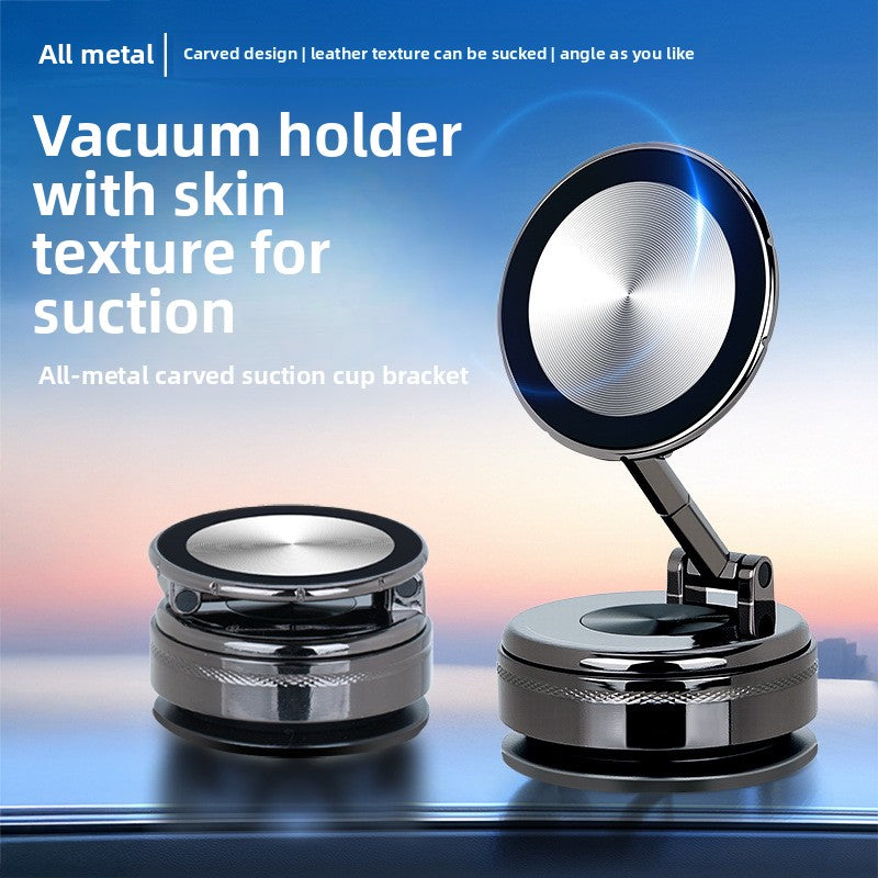 All Metal Vacuum Magnetic Car Phone Holder