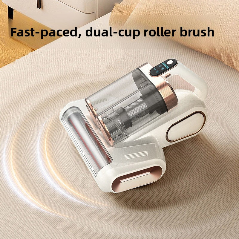 Double dust cup roller brush dust remover vacuum cleaner large suction Violet sterilizer