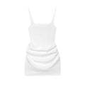 French-Style Sleeveless Bodycon Tie-Waist Dress
