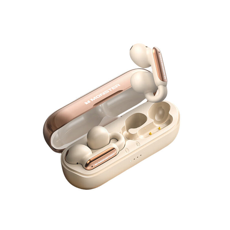 Wireless Sports Ear Clip Bluetooth Headphones with Noise Reduction