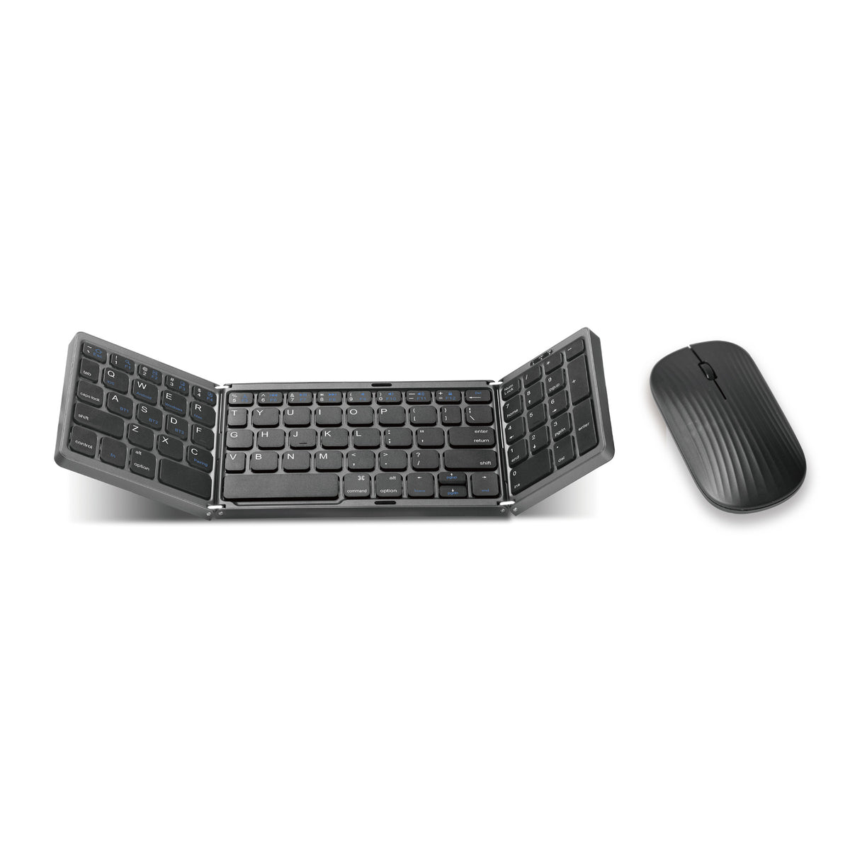Rechargeable Foldable Bluetooth Keyboard and Mouse Set