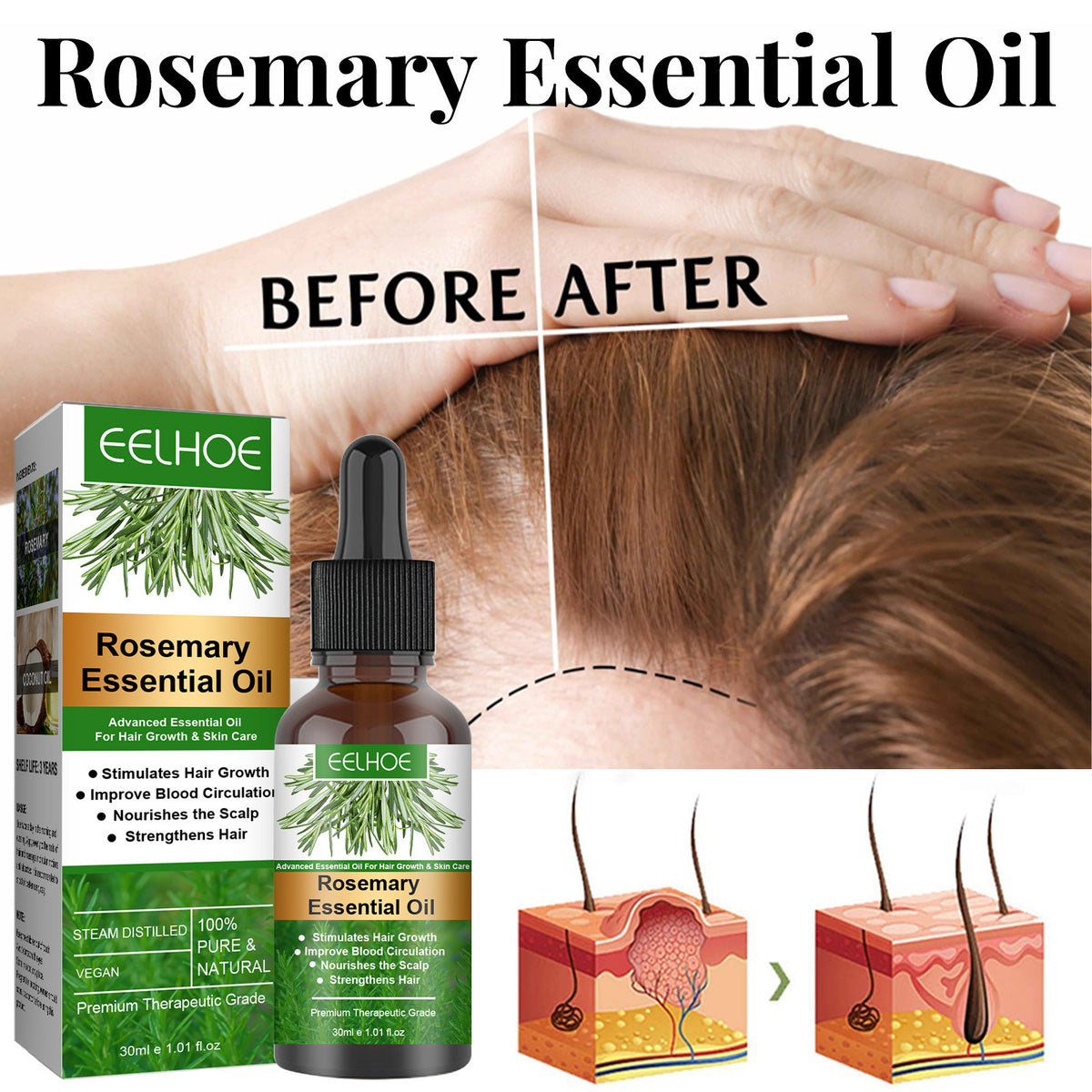 Rosemary hair oil