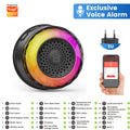 Tuya Smart WiFi Sound and Light Alarm Sensor with App Voice Control for Home Security