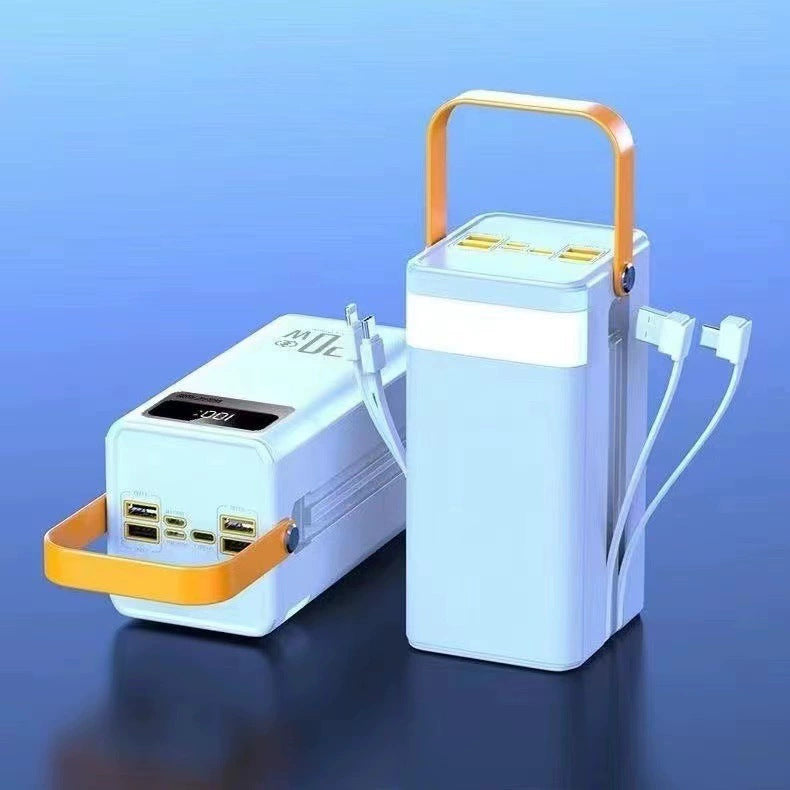 Solar Power Bank with LED Light