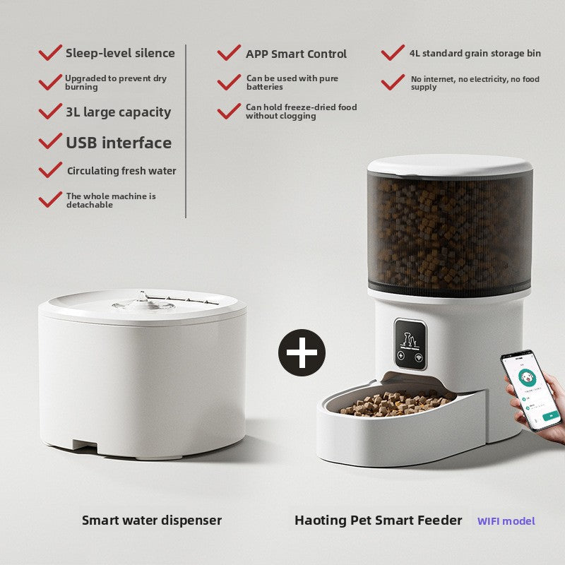 Automatic Pet Feeder with Remote Control and Timed Feeding