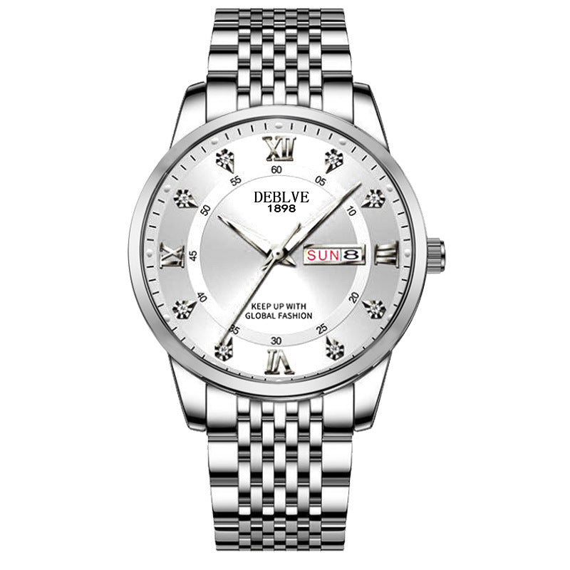 Fashion watch non-mechanical scanning