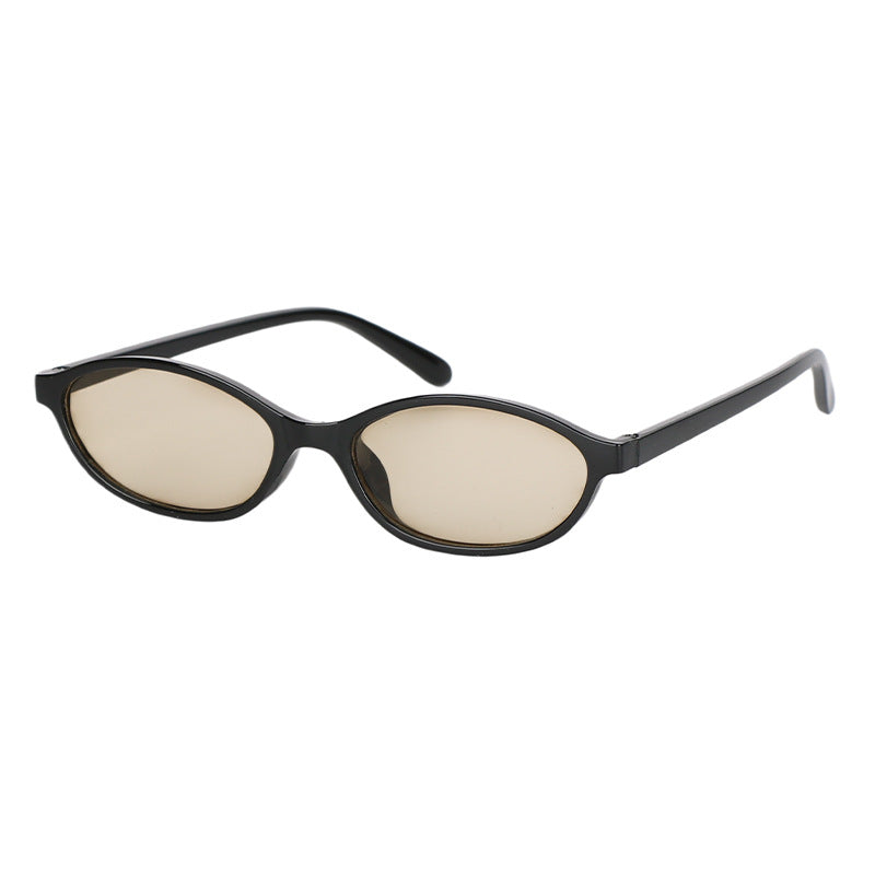 Women's Oval Cat-Eye UV400 Sunglasses Lightweight PC Frame