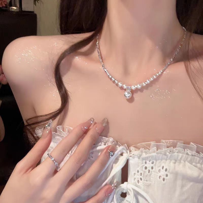 Fashion Pearl Necklace with Various Pendants