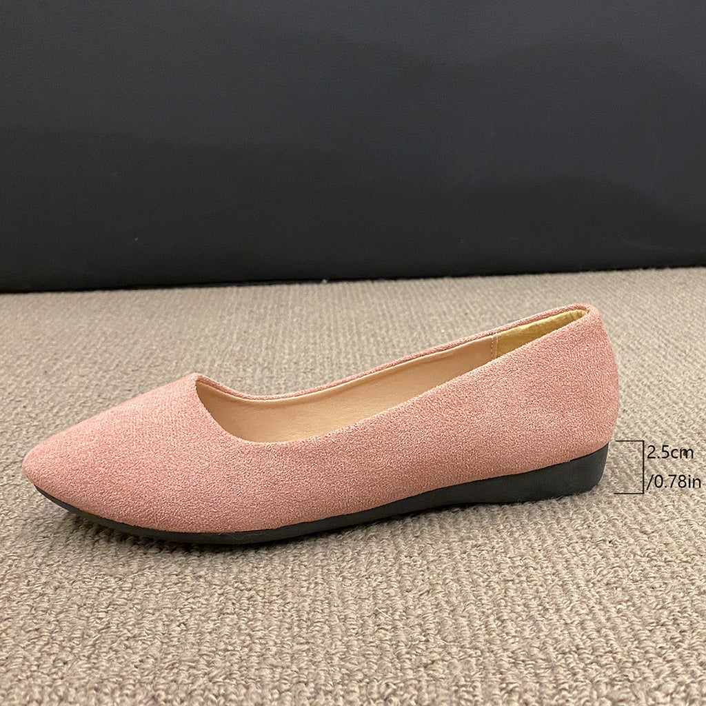 Casual Solid Color Slipon Shoes